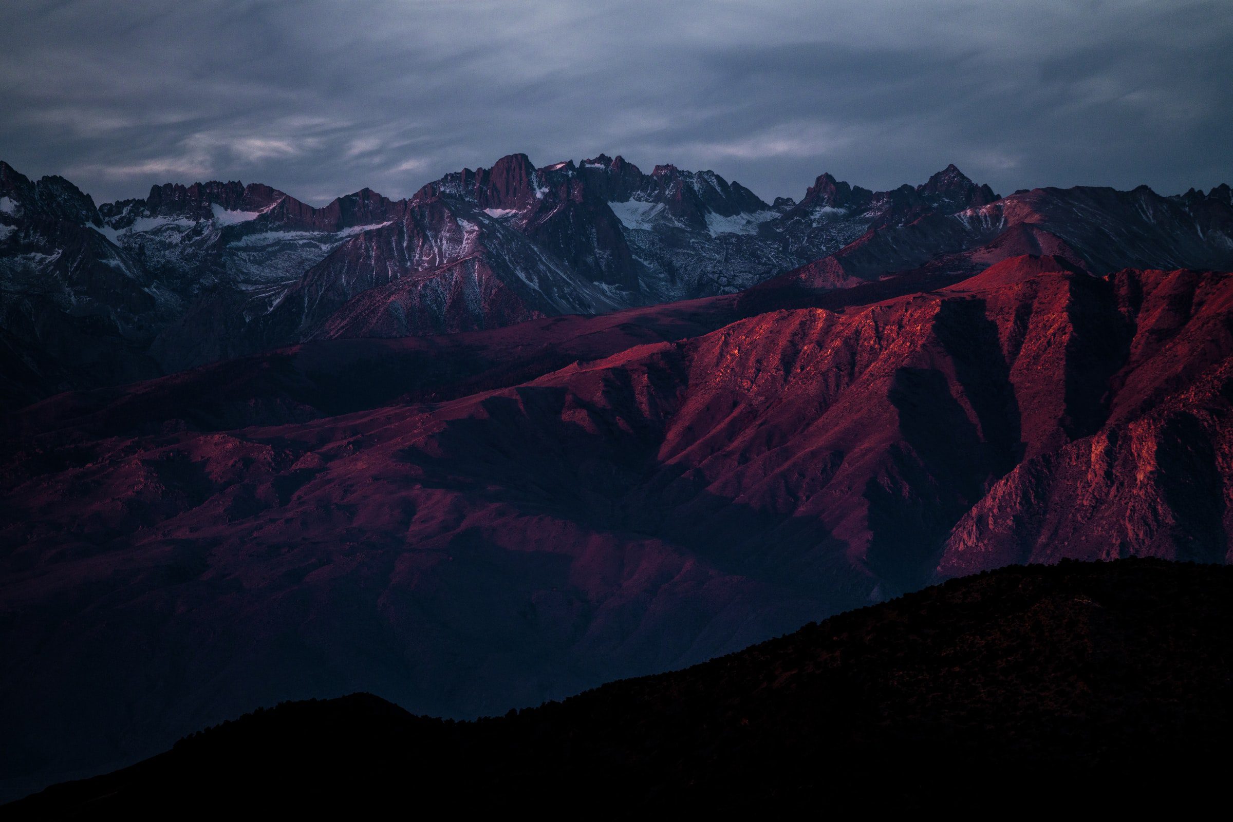 Dark Mountain Landscape